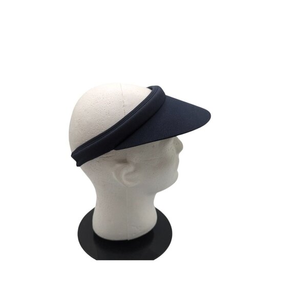 Vtg Titleist Navy Golf Visor With Embroidered Logo Plaid under - Picture 7 of 7